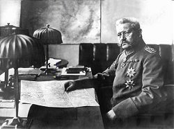 Hindenburg durante la Grande Guerra