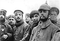 Rara immagine della Tregua di Natale, 1914
