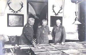 Hindenburg, Il Kaiser e Ludendorff