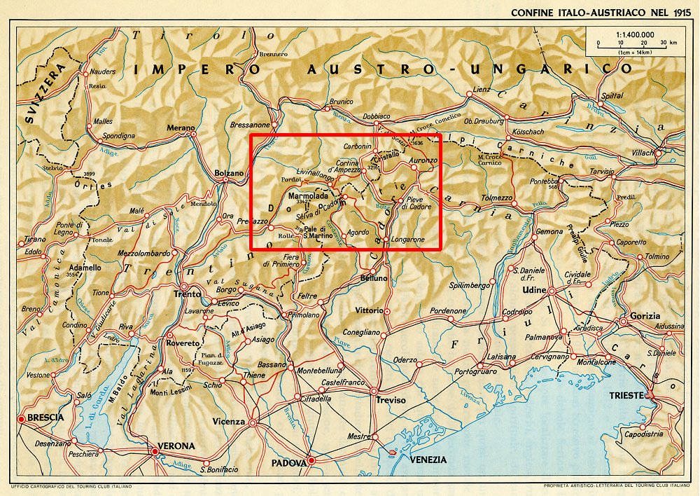 La Mappa del Settore del Lagazuoi