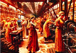 Donne in fabbriza durante la Grande Guerra