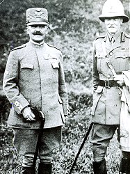 Armando Diaz e il generale Inglese Babington