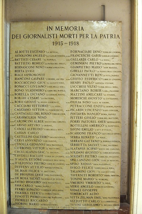 IDENTIFICATI 70 DEGLI 83 GIORNALISTI EROI MORTI NELLA GRANDE GUERRA 
