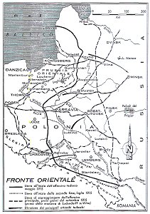 Clicca per ingrandire la mappa del Fronte Orientale