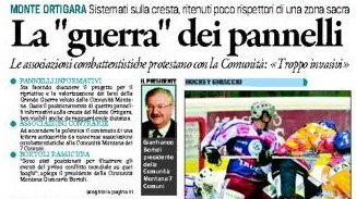La Guerra dei Pannelli sul Monte Ortigara