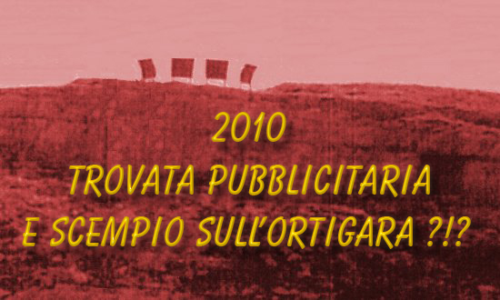 2010: SCEMPIO PUBBLICITARIO SULL'ORTIGARA