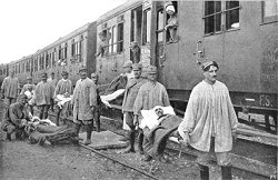 treno ospedale 1918