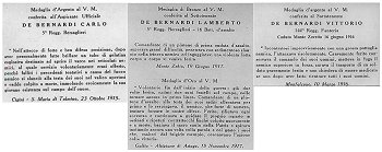Clicca per leggere gli encomi ufficiali
