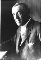 Il Presidente Americano Woodrow Wilson
